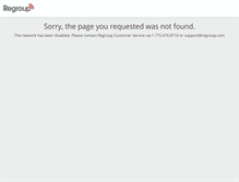 Tablet Screenshot of leeuniversity.regroup.com